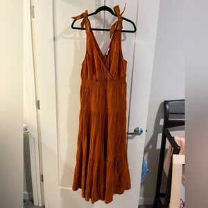 Burnt Orange Maxi dress